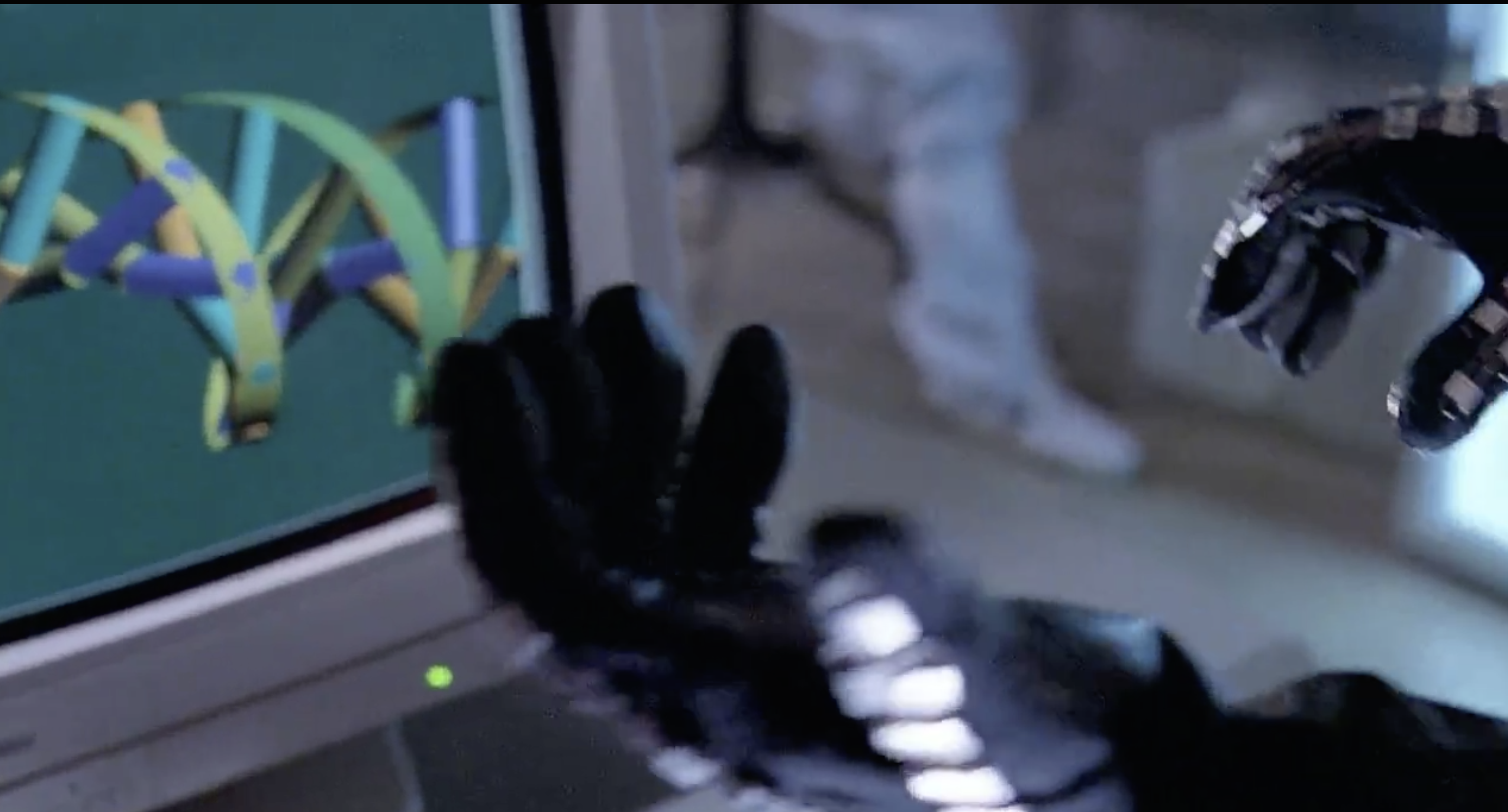 Manipulating DNA in the film Jurassic Park